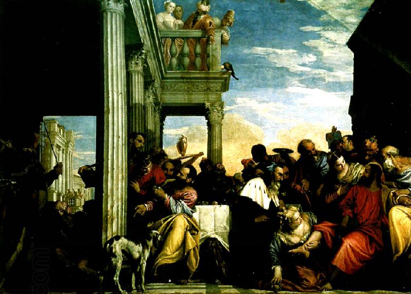 Paolo  Veronese feast in the house of simon China oil painting art